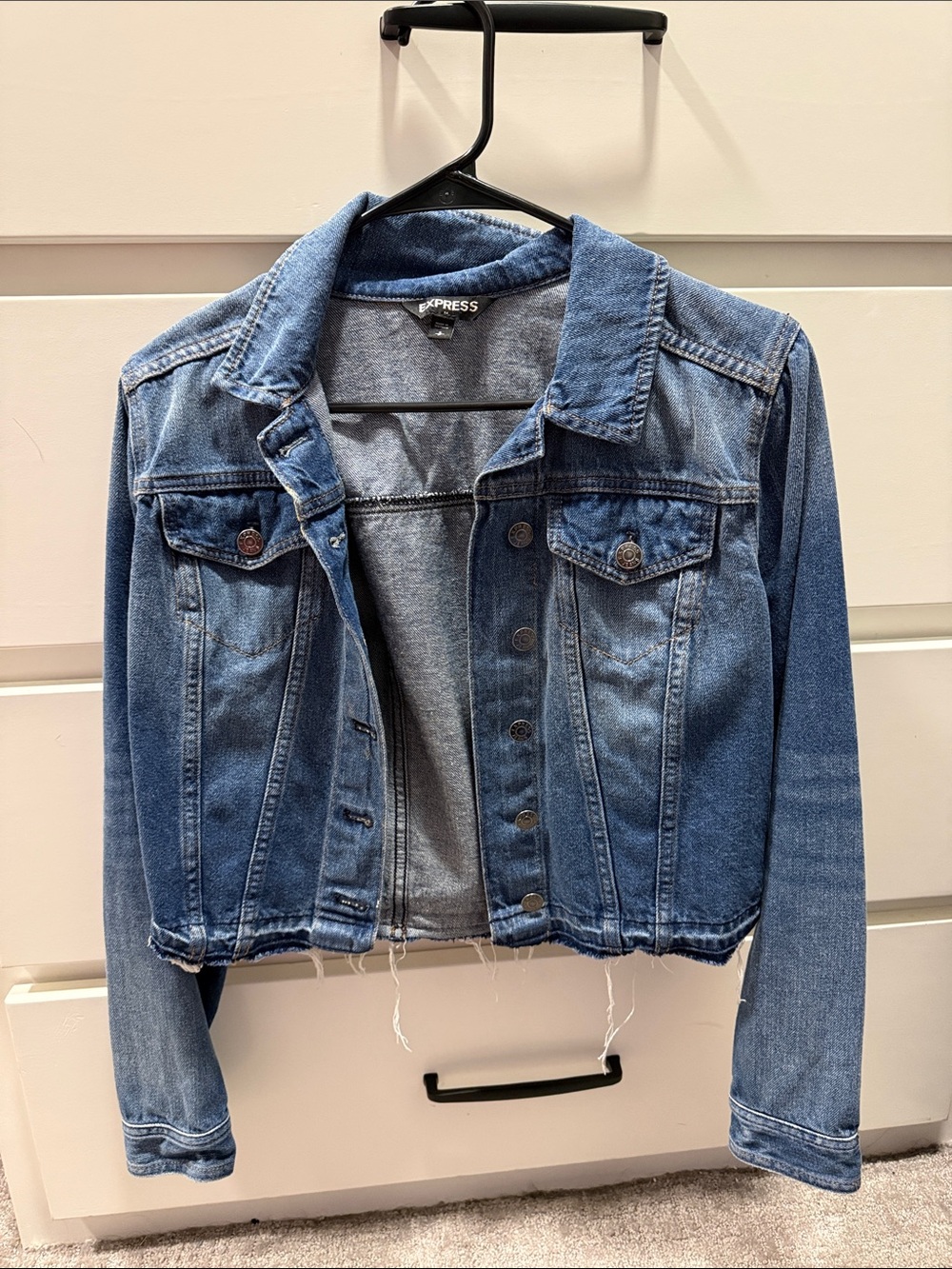 Express Small Women's Blue Denim Jacket